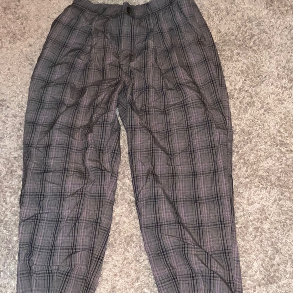Wild Fable Checkered Pants Large Casual